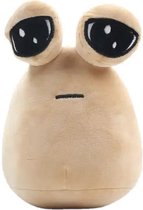 Kawaii Knuffel - Kawaii Kussen - Pluche - 23CM - Plush Toy - Plushie - Alien - Sad - Zielig - Bruin