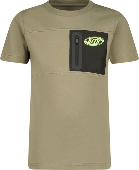 Raizzed Hon Jongens T-shirt - Dusty olive - Maat 164