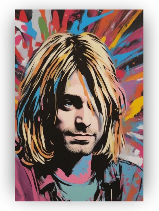 Kurt Cobain poster - Poster Kurt Cobain - Nirvana poster - Poster ...