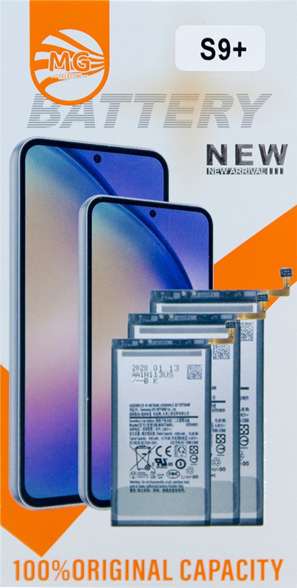 MG - Geschikt Voor Samsung Galaxy S9 Plus Batterij Origineel EB-BG965ABE