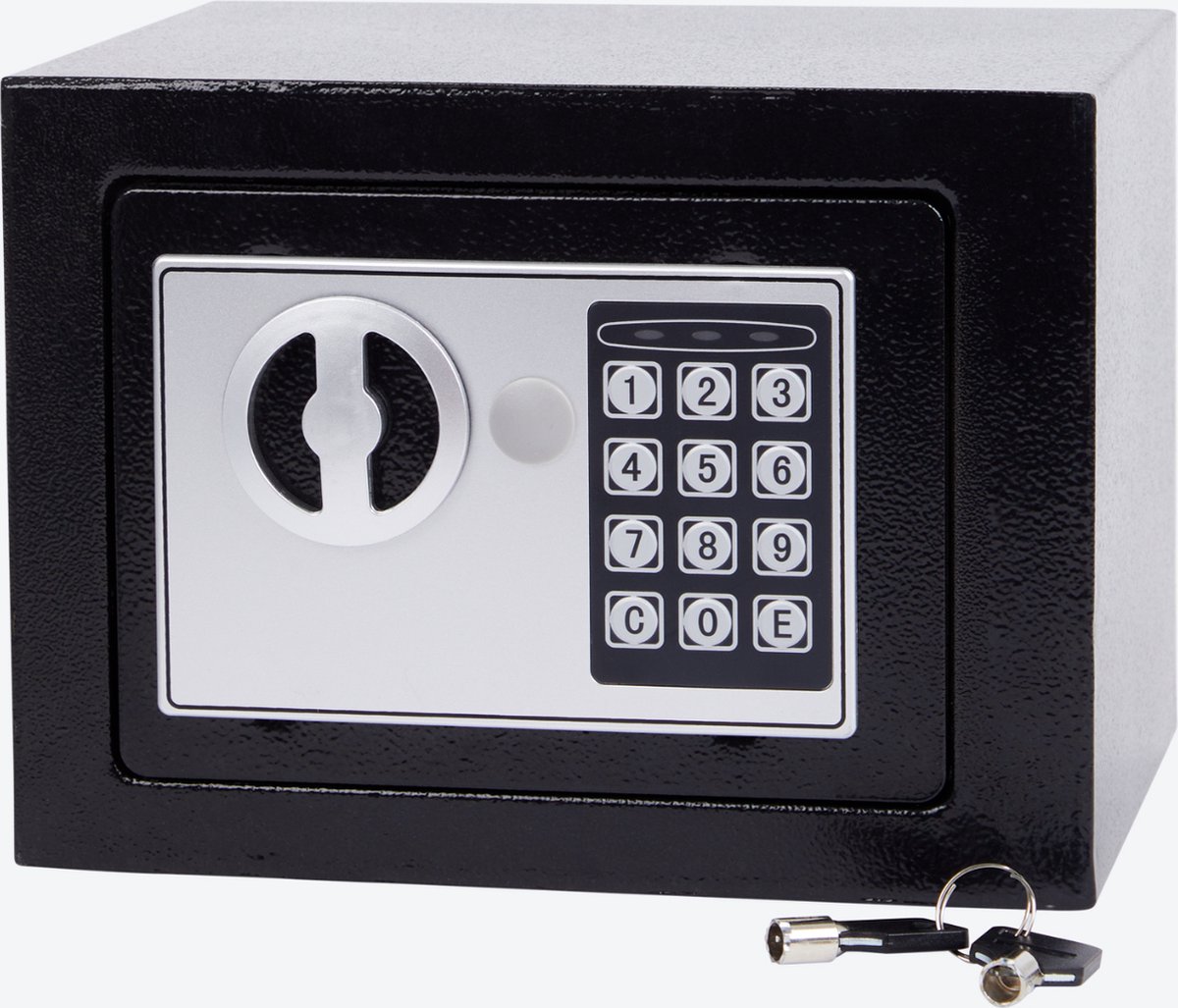 Digitale kluis met elektronisch slot én een traditioneel slot-Digital Safety Box