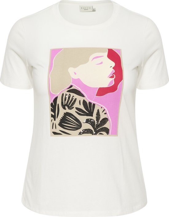 Kaffe Curve KCamina T-Shirt Dames T-shirt