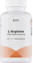 L-Arginine - 100 Capsules - 500 mg - Acide aminé Pré-entrainement - Forme pure de mélasse de betterave sucrière - Luto Supplements
