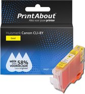 PrintAbout huismerk Inktcartridge CLI-8Y Geel geschikt voor Canon