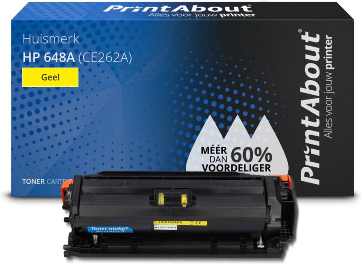 PrintAbout HP 648A (CE262A) toner geel