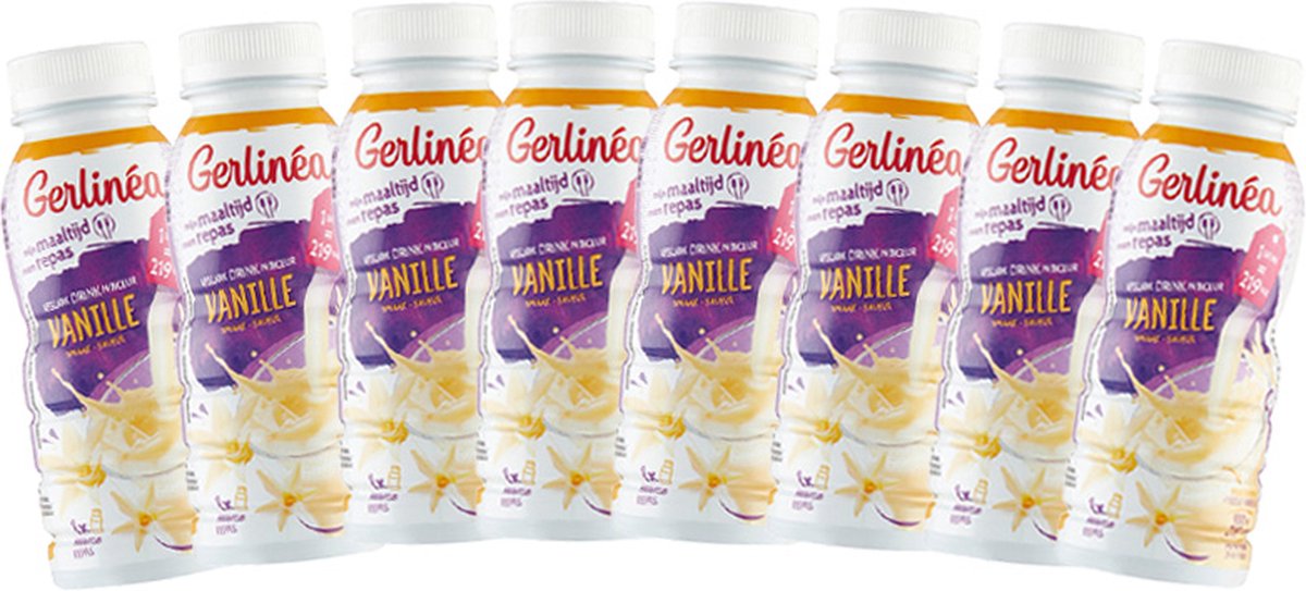 Goedkoopste Gerlinéa | Drinkmaaltijd Vanille | 8 stuks | 8 x 236 ml