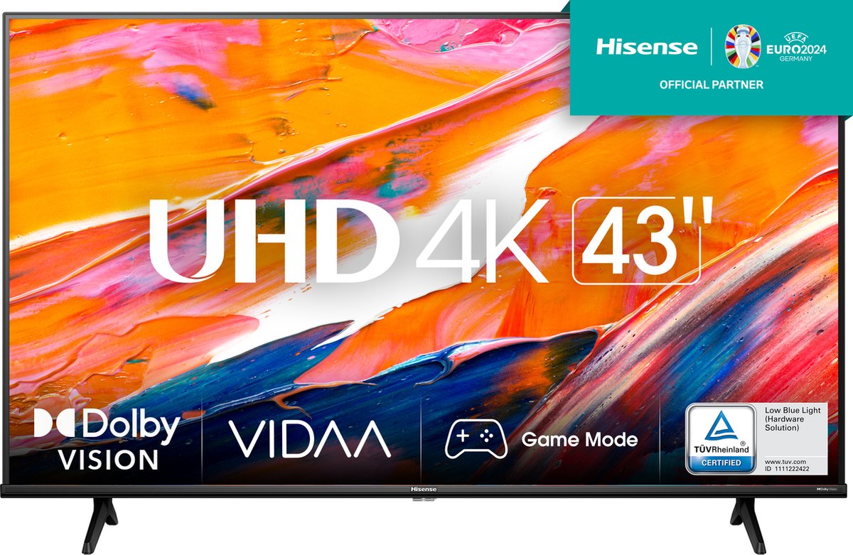 Televisor Hisense 43 DLED UHD 4K Smart TV 43A6K - Tiendas Jumbo