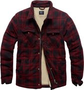 Vintage Industries Holzfäller-Jacke Class Sherpa Red Check - Class-L