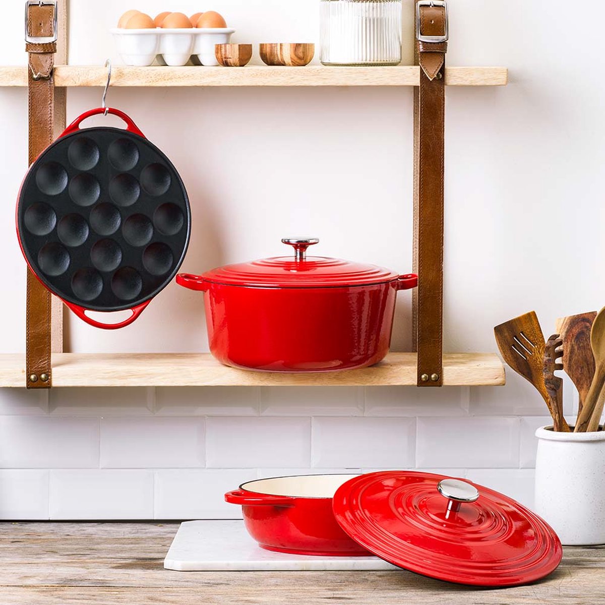 BK Bourgogne Braadpan Gietijzer 24 cm Jet Black - Vergelijk prijzen