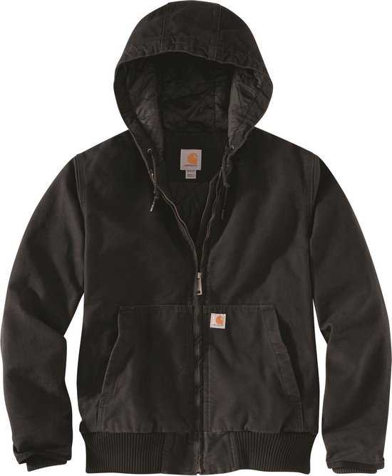 Carhartt Washed Duck Active Jacket - Dames Jas – Werkjas - Zwart - Maat XL  | bol