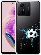 Cazy Hoesje geschikt voor Xiaomi Redmi Note 12S Soccer Ball