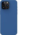 Geschikt voor Nillkin Apple iPhone 15 Pro Super Frosted Shield Hoesje Blauw