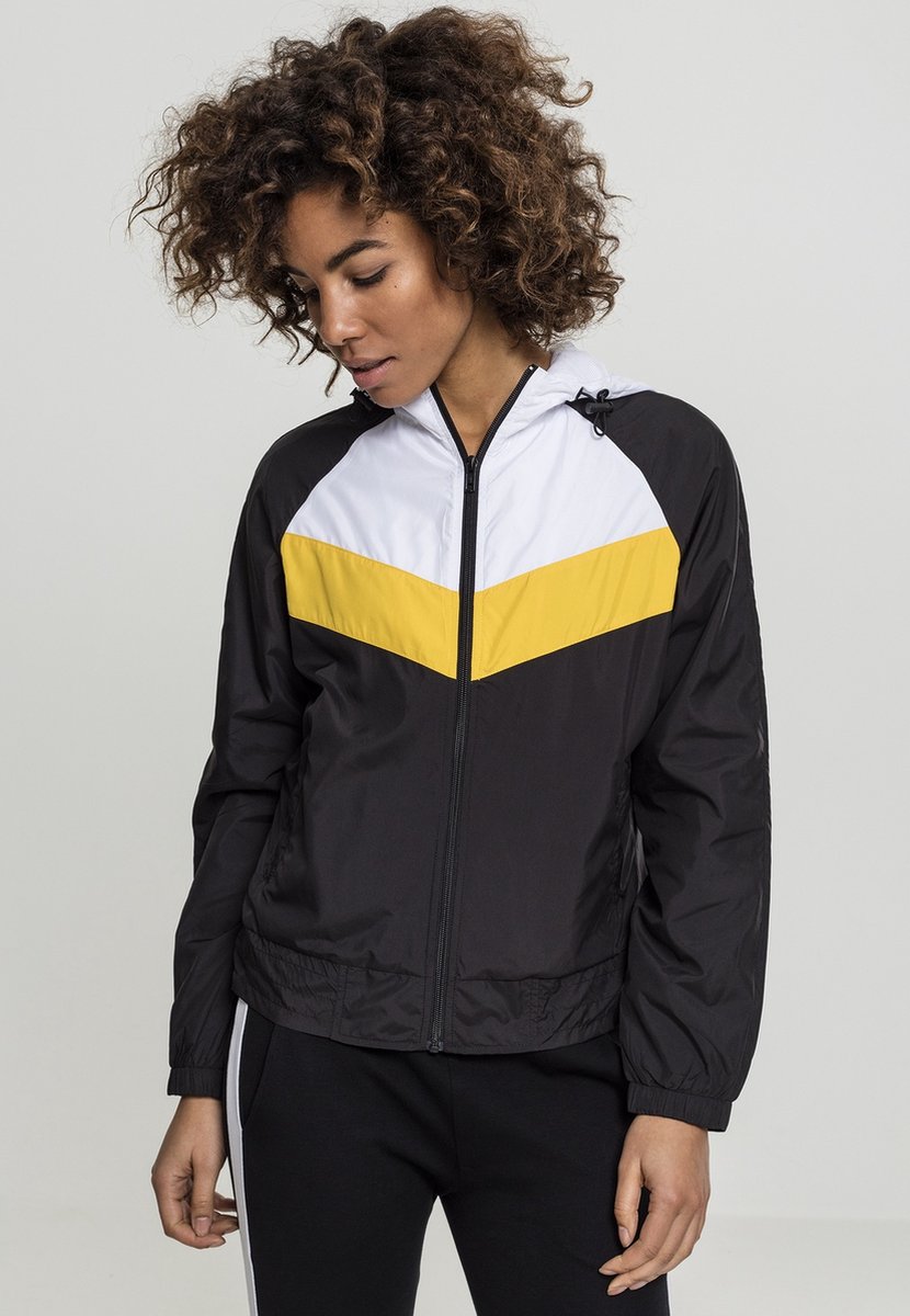 Urban Classics 3-Tone Windbreaker jacket S Blauw
