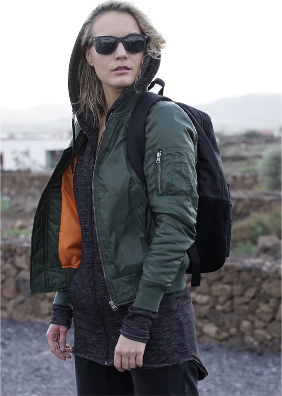 Urban Classics - Basic Bomber jacket - M - Groen