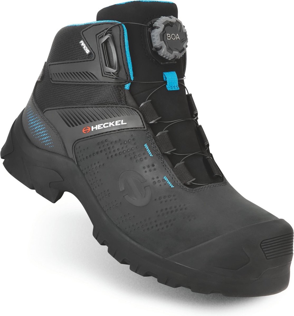 Heckel Veiligheidsitsschoen St 6736 Mac Crossroad 3.0 Boa S3 High Zwart