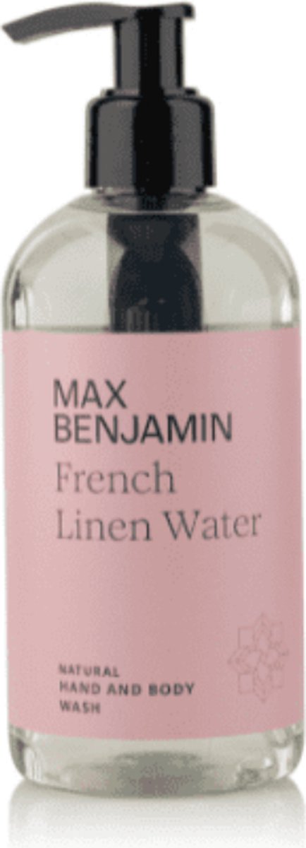Max Benjamin - hand & bodywash French Linnen Water - handzeep - douchegel - 2 flessen van 300 ml