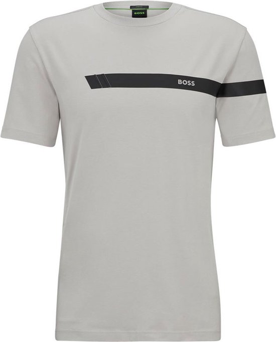 Boss 2 10110340 T-shirt Met Korte Mouwen Grijs L Man