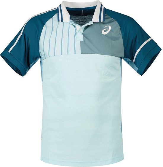 Asics Polo Shirt Match Heren Lichtblauw