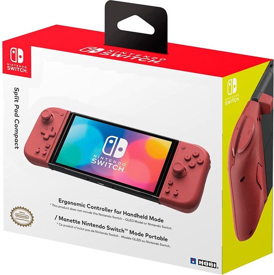 Hori Split Pad Compact Rouge Manette de jeu Nintendo Switch | bol