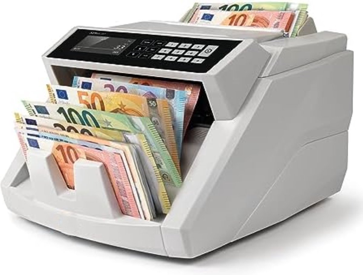 Biljettelmachine - Tegelsnijmachine - Geld Tel Machine - Wit - Merkloos