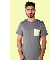 Snap Climbing Monochrome Pocket T-shirt Met Korte Mouwen Grijs S Man