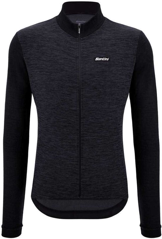 Santini Pure Jersey Met Lange Mouwen Zwart L Man