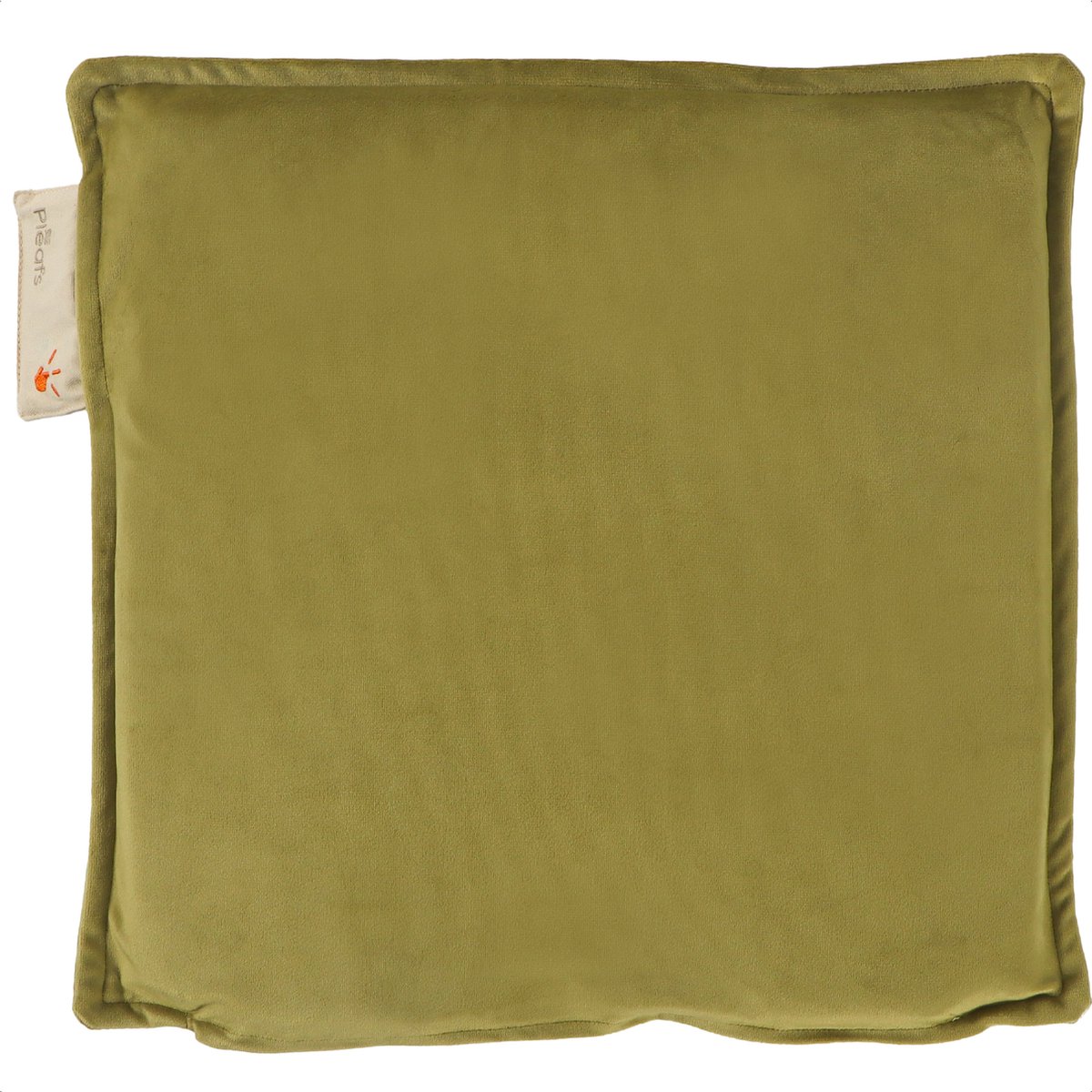 Pleafs® Warmtezitkussen - Plush - Draadloos - Elektrisch Oplaadbaar - 40x40cm - Barley Corn