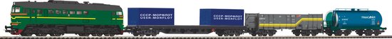 Piko H0 Startset - Diesel Locomotief M62 + 3 Goederenwagons (97940) - Piko H0