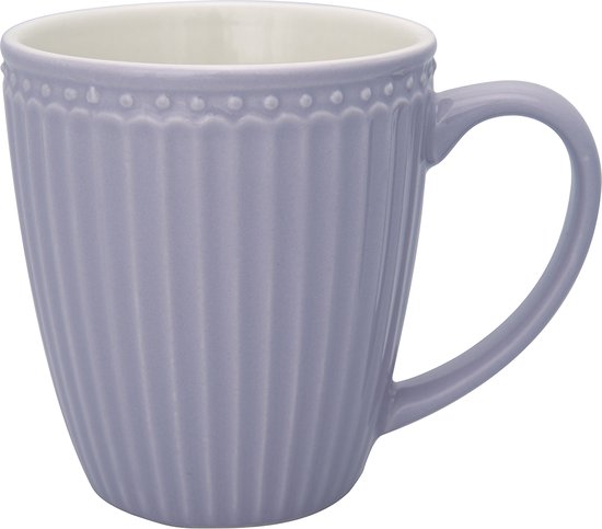 Foto: Greengate koffiemok alice lavender 350 ml 9 cm