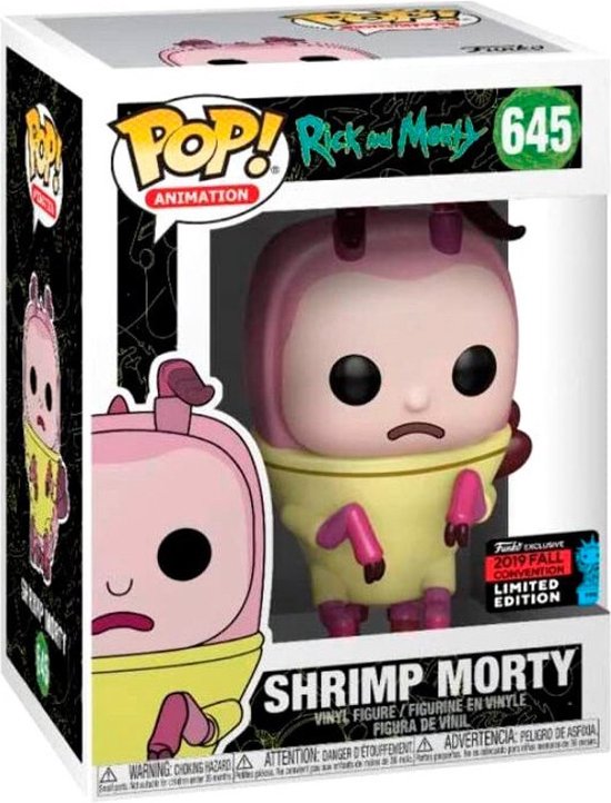 Funko Pop! Rick and Morty - Shrimp Morty # 645 Exclusive [7.5/10] | bol