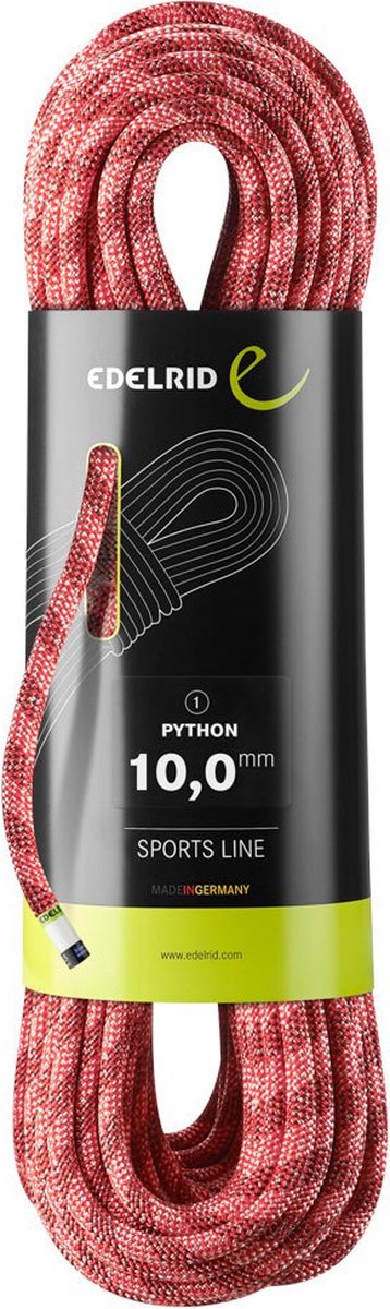Edelrid Python 10 Mm Touw Rood 50 m