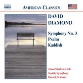 János Starker, Seattle Symphony, Gerard Schwarz - Diamond: Symphony No.3, Psalm ,Kaddish (CD)