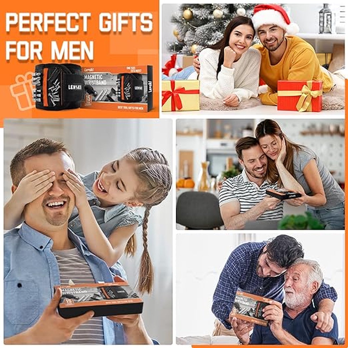 Cadeaux pour hommes, bracelet magnétique, artisans, cadeau fête des pères,  gadgets