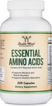 Double Wood Aminozuren compleet supplement - 225 capsules - BCAA - EAA - alle essentiële aminozuren