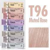 Wella Color Charm Permanent Creme Toner - T96 + developer - Muted Rose - Wella Toner - Haartoner - Rose blond - Mat rose blond - Lichtblond