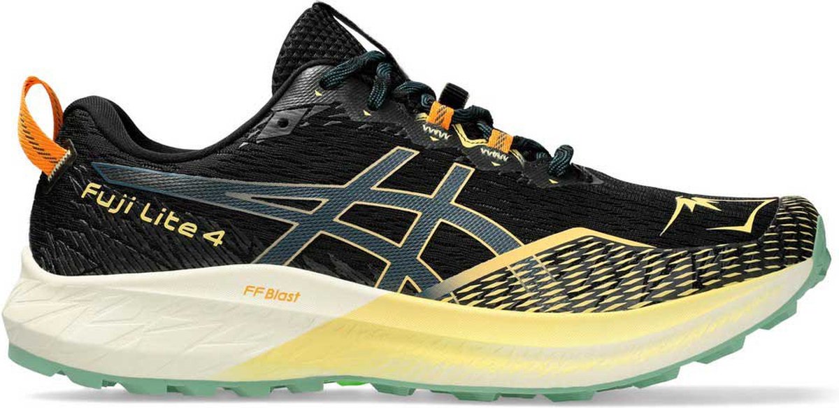 Asics Fuji Lite 4 Trailschoenen Man Zwart