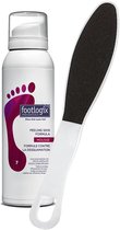 FOOTLOGIX 7 - Formule peeling pour la peau - Siècle des Lumières de la desquamation, des desquamations et des démangeaisons dues aux infections fongiques - Contient du clotrimazole - Avec lime à pieds gratuite