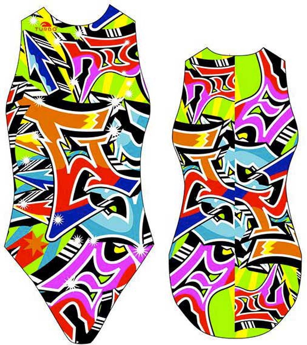 Turbo Grafitti Zwemkleding Veelkleurig XL Vrouw