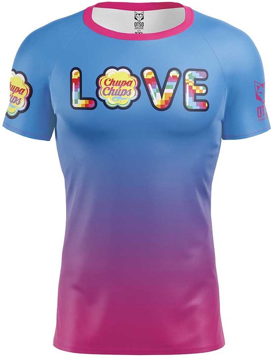 Foto: Otso chupa chups love t shirt met korte mouwen roze s man