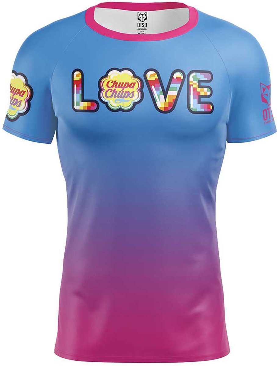 Otso Chupa Chups Love T-shirt Met Korte Mouwen Roze S Man