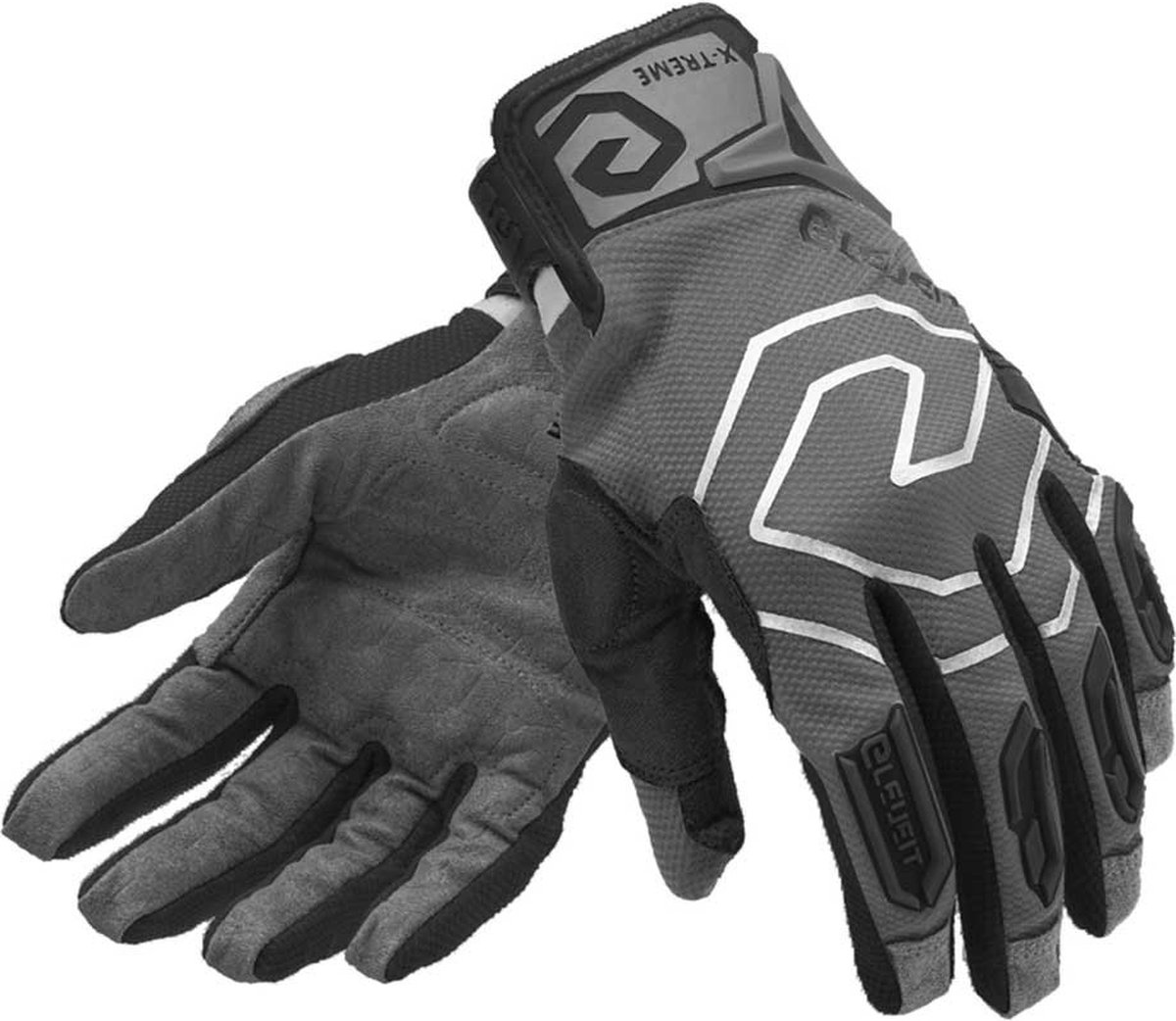 Eleveit X Treme Off-road Handschoenen Grijs S / Short Man
