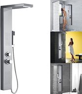 Panneau de douche avec robinet thermostatique - Panneau de Douche - Panneaux de douche - Argent