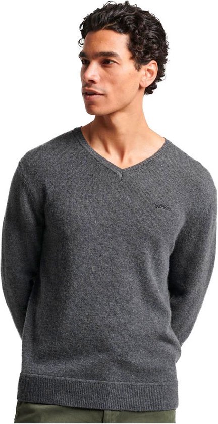 Superdry Essential Embroidered Knit Mouwen Ronde Nek T-shirt Man
