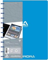 Adoc Bind-Ex Showmap A4 20 couvertures Blauw boîte de 10