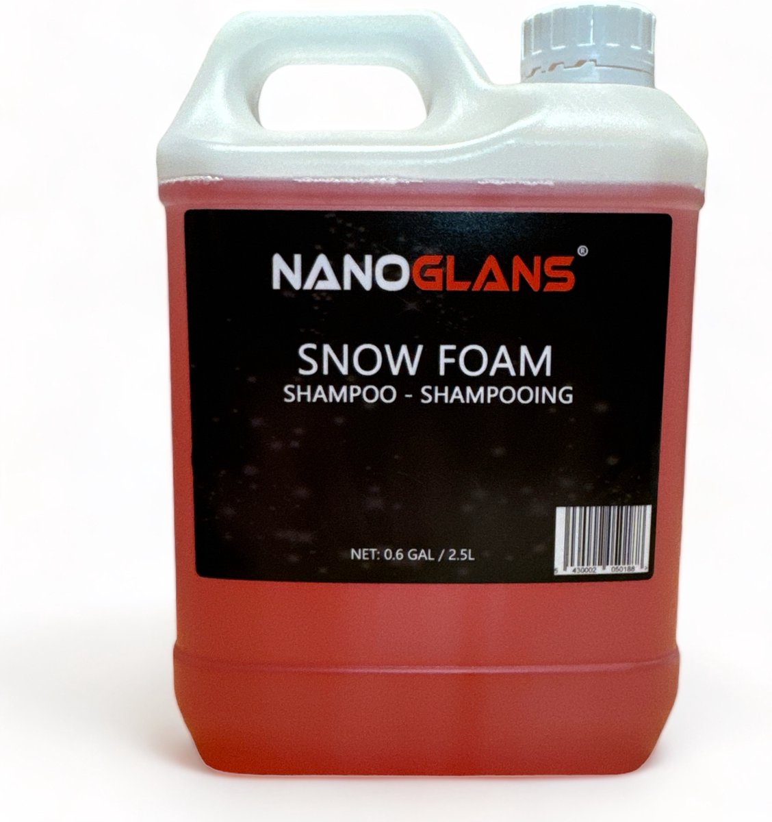 Nanoglans PRO SNOW FOAM shampoo 2.5L - Contactloze Auto - Truck - Moto wassen - Auto Foam Shampoo - Hogedrukreiniger - Kärcher Foam
