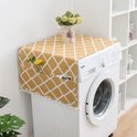 Wasmachine-afdekking, koelkast, stofbescherming, droger, machine, anti-vlek, afgedekt, stofdichte afdekking, enkele deur, koelkast, stofbescherming met opbergtas, afmetingen: 30 x 90 cm