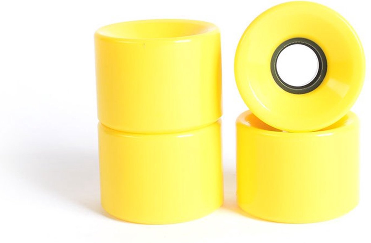 Yocaher Longboard Skateboardwielen 60 mm Geel
