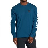 Rvca 2x Lange Mouwenshirt Blauw M Man