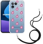 Cazy Hoesje met koord Zwart geschikt voor Fairphone 5 Tamagotchi