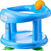 360 ° rotatable bath seat, ergonomic seat for the bathtub with rollball and 4 suction cups, usable from approx. 6 months up to max. 10 kg, pastel, Light Blue